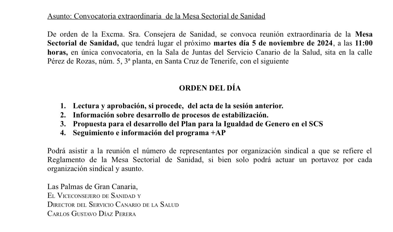 convocatoria